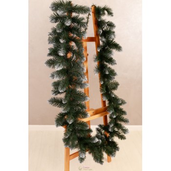 Гірлянда зі штучної хвої засніжена L-2,8м